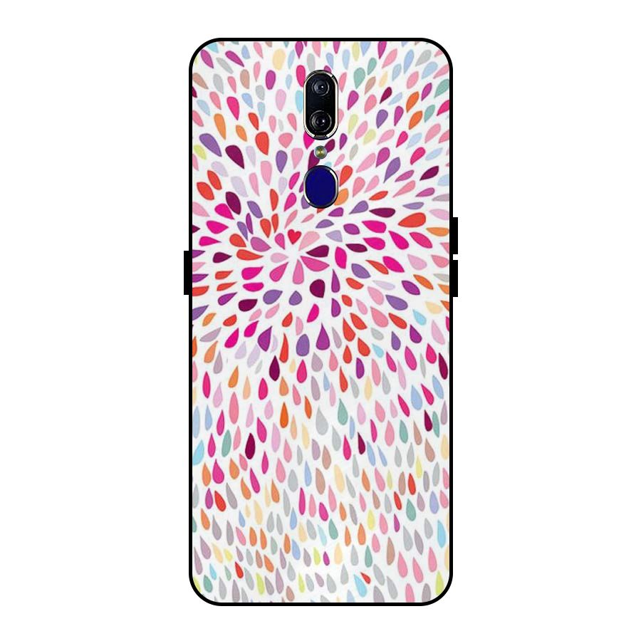 Colorful Decorative Pattern Metal Back Case for Oppo F11