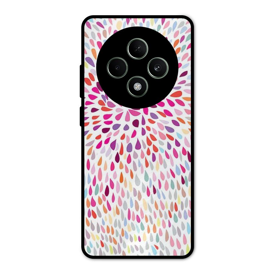 Colorful Decorative Pattern Metal Back Case for Oppo F27