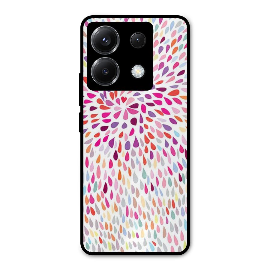 Colorful Decorative Pattern Metal Back Case for Poco X6