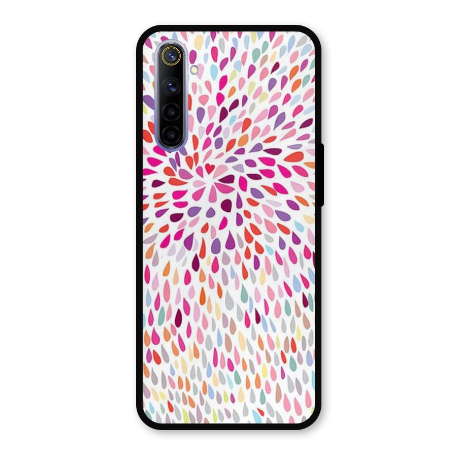 Colorful Decorative Pattern Metal Back Case for Realme 6i