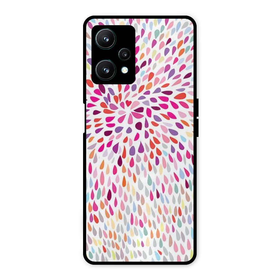 Colorful Decorative Pattern Metal Back Case for Realme 9 Pro 5G