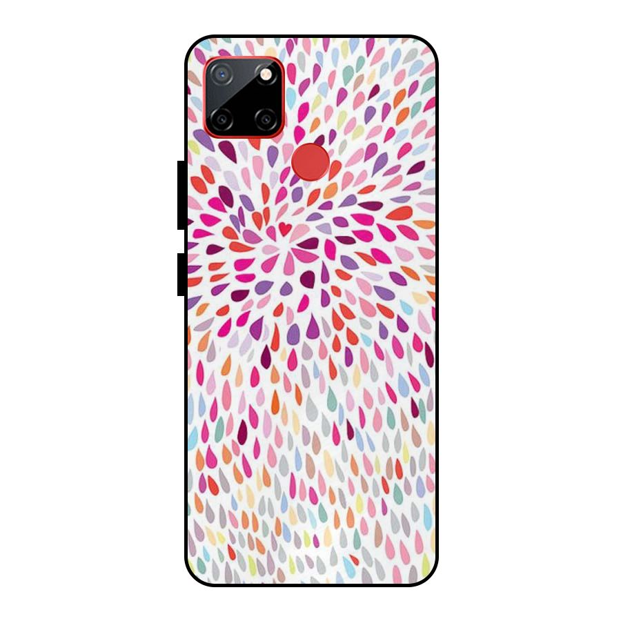 Colorful Decorative Pattern Metal Back Case for Realme C12