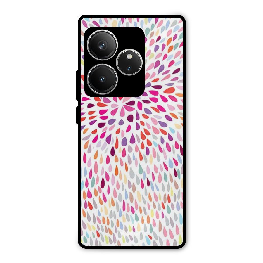 Colorful Decorative Pattern Metal Back Case for Realme GT 6