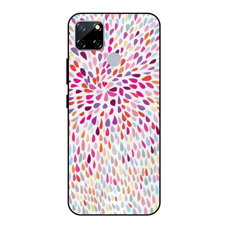 Colorful Decorative Pattern Metal Back Case for Realme Narzo 20