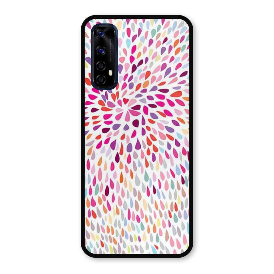 Colorful Decorative Pattern Metal Back Case for Realme Narzo 20 Pro