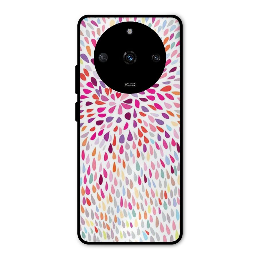 Colorful Decorative Pattern Metal Back Case for Realme Narzo 60 5G