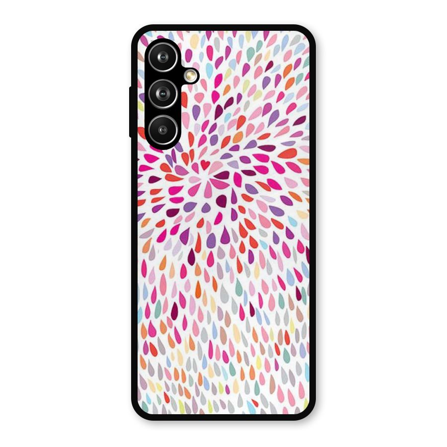 Colorful Decorative Pattern Metal Back Case for Samsung Galaxy M54