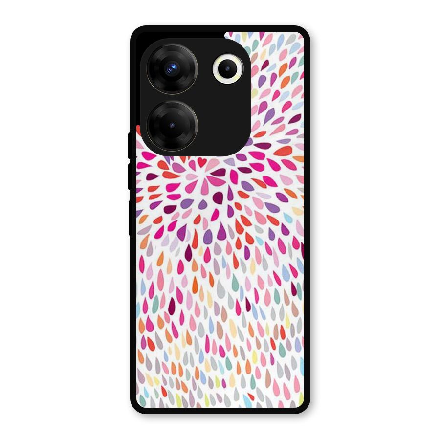 Colorful Decorative Pattern Metal Back Case for Tecno Camon 20