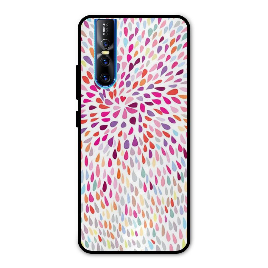 Colorful Decorative Pattern Metal Back Case for Vivo V15 Pro