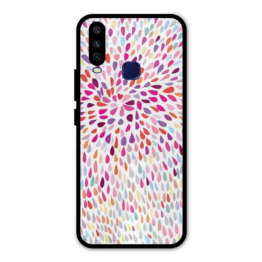 Colorful Decorative Pattern Metal Back Case for Vivo Y12