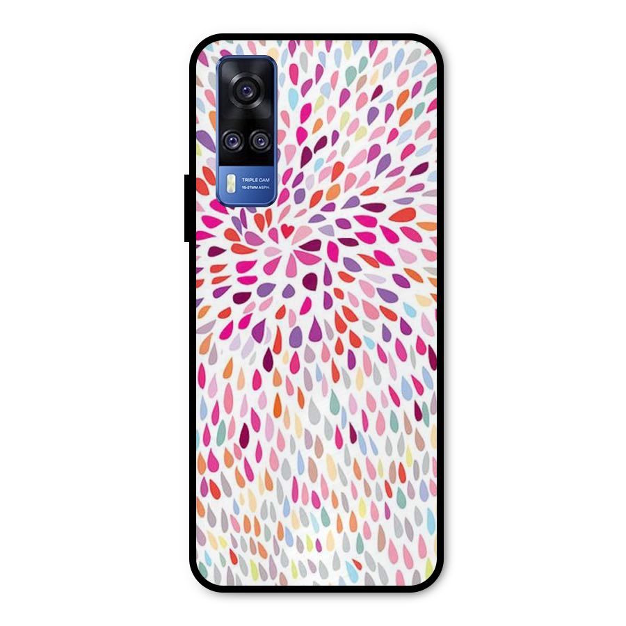Colorful Decorative Pattern Metal Back Case for Vivo Y31