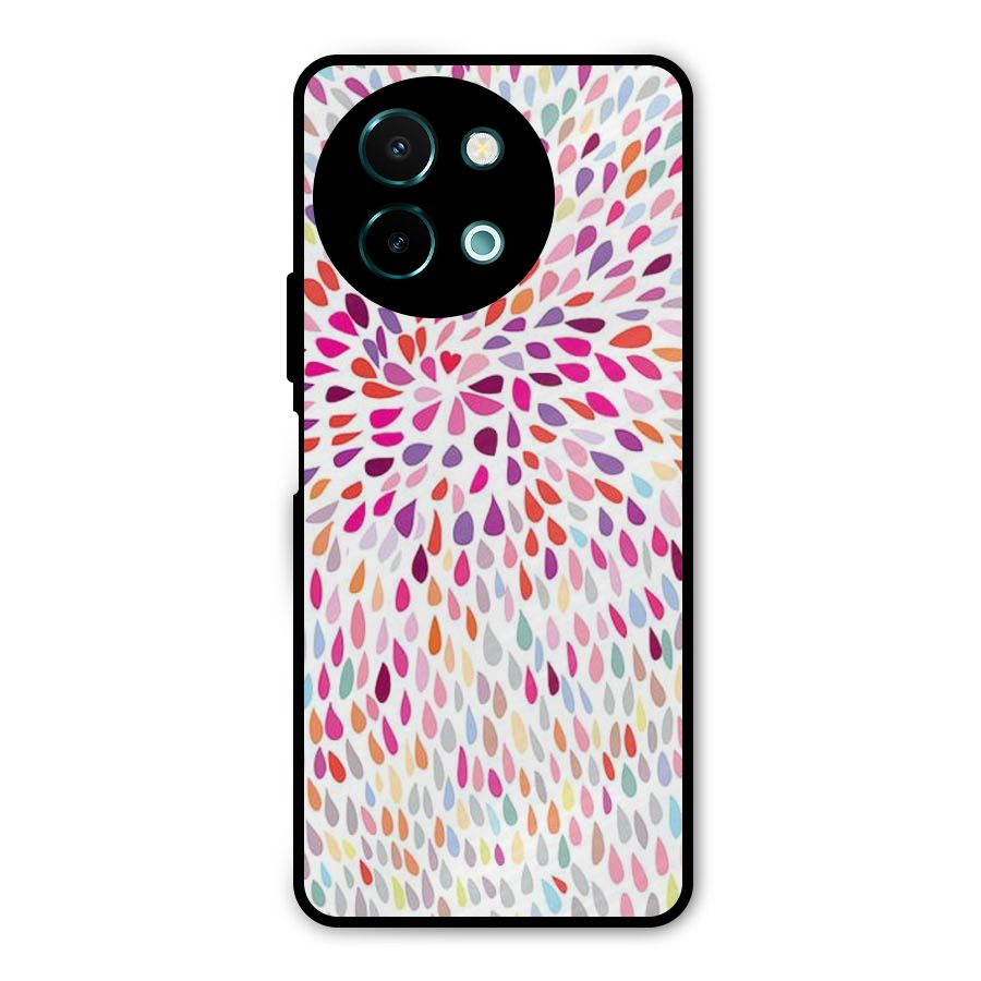 Colorful Decorative Pattern Metal Back Case for Vivo Y58