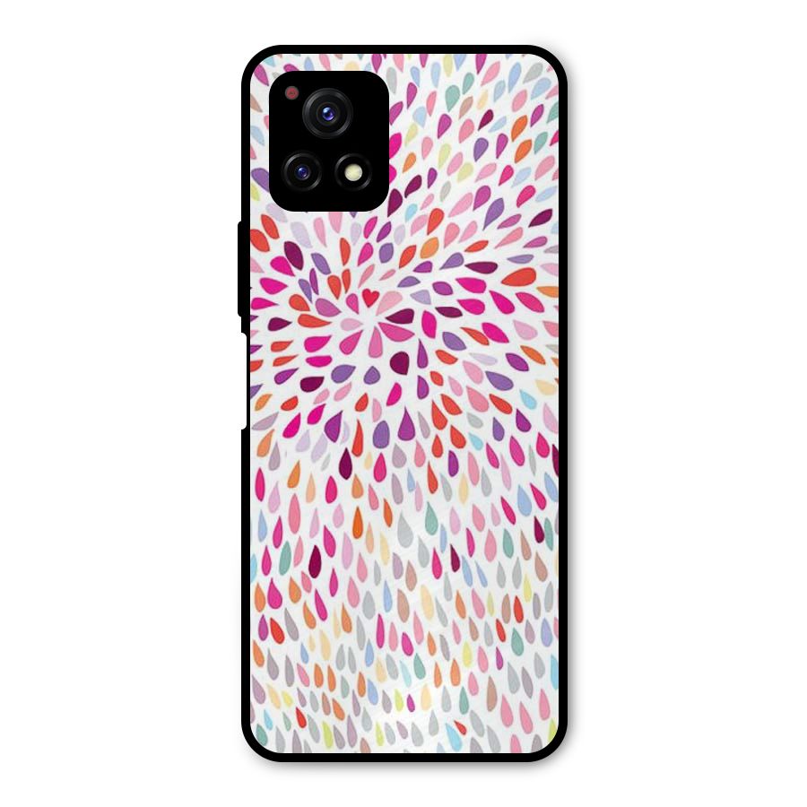 Colorful Decorative Pattern Metal Back Case for Vivo Y72 5G