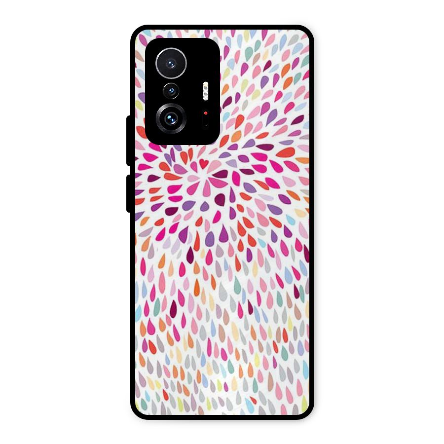 Colorful Decorative Pattern Metal Back Case for Xiaomi 11T Pro