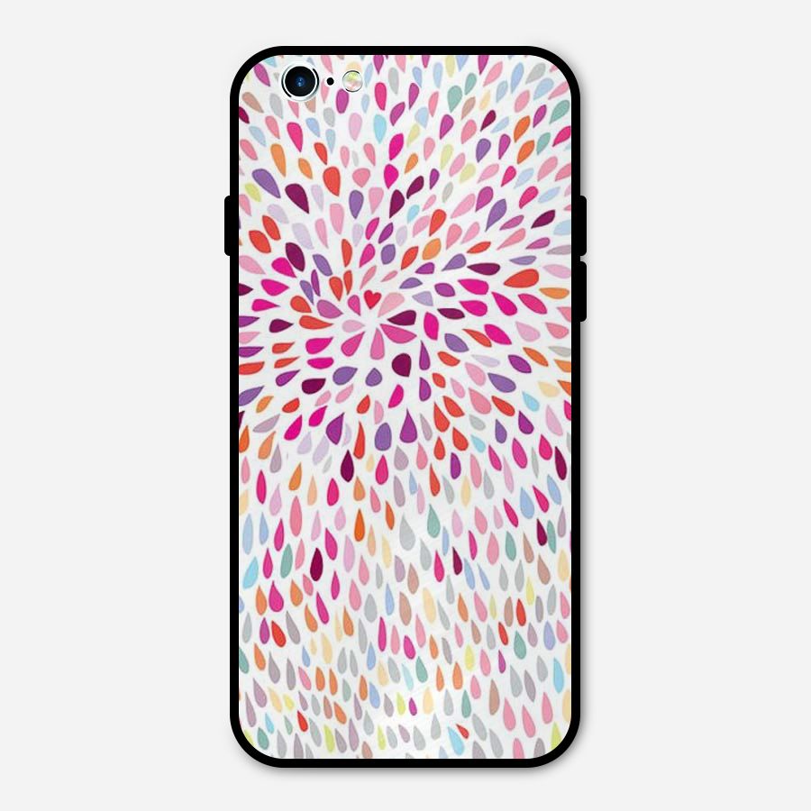 Colorful Decorative Pattern Metal Back Case for iPhone 6 6s