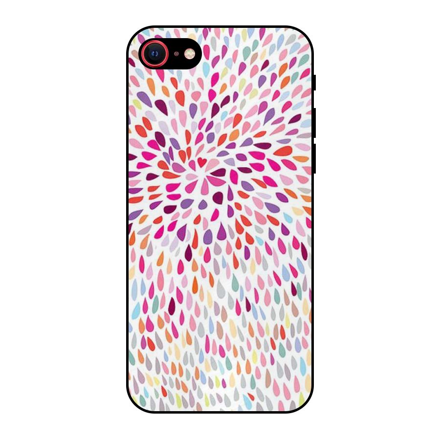 Colorful Decorative Pattern Metal Back Case for iPhone 7