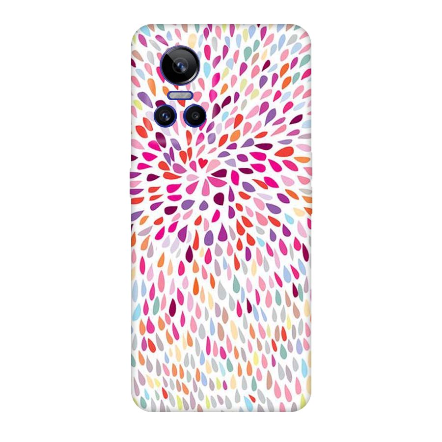 Colorful Decorative Pattern Original Polycarbonate Back Case for Realme GT Neo 3