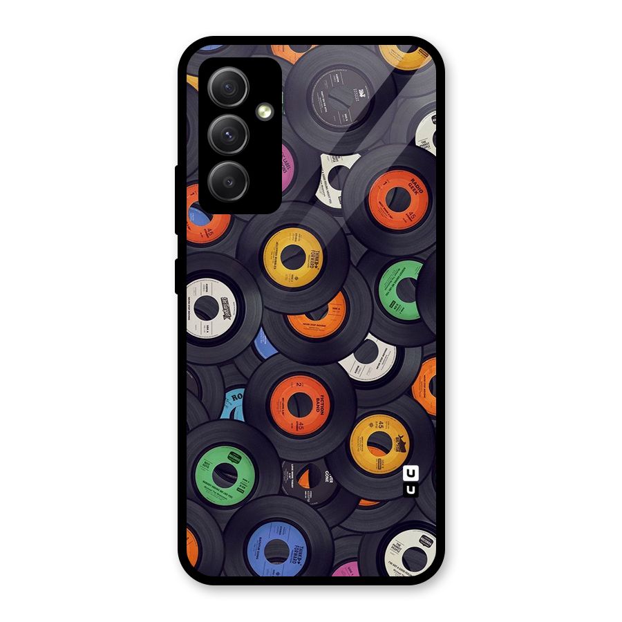 Colorful Disks Glass Back Case for Galaxy A34