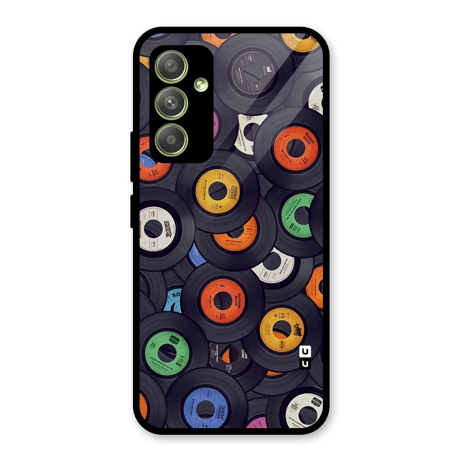 Colorful Disks Glass Back Case for Galaxy A54