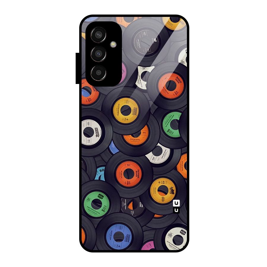 Colorful Disks Glass Back Case for Galaxy F13