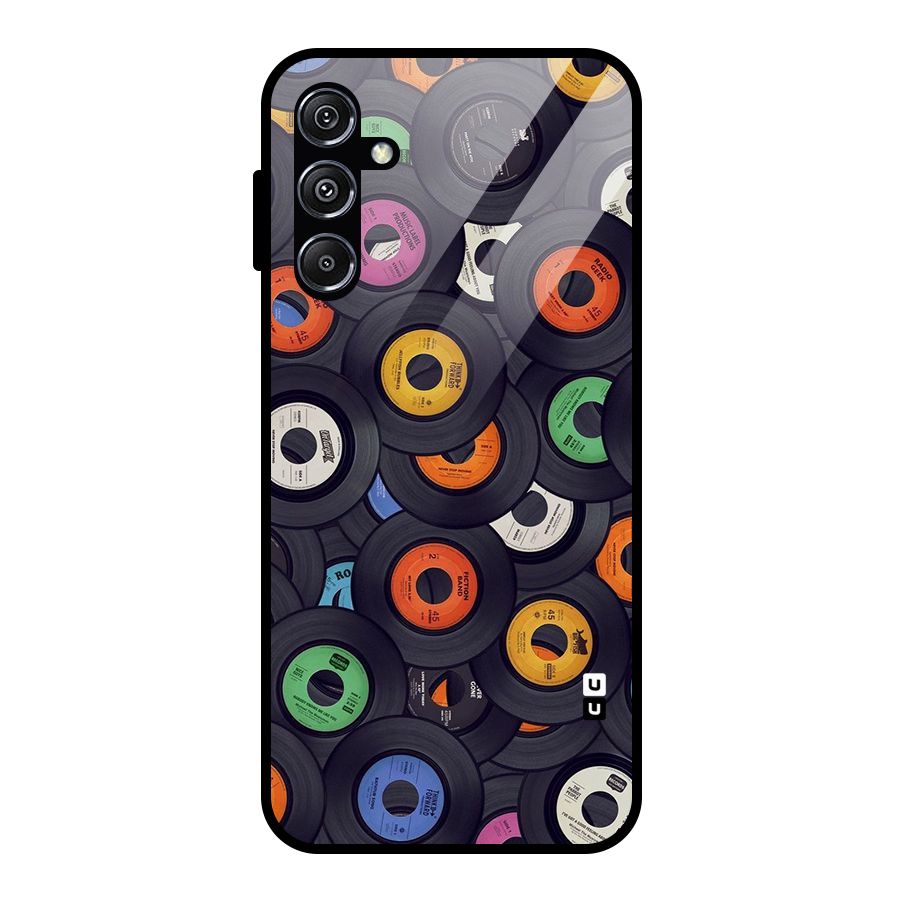 Colorful Disks Glass Back Case for Galaxy M34 5G