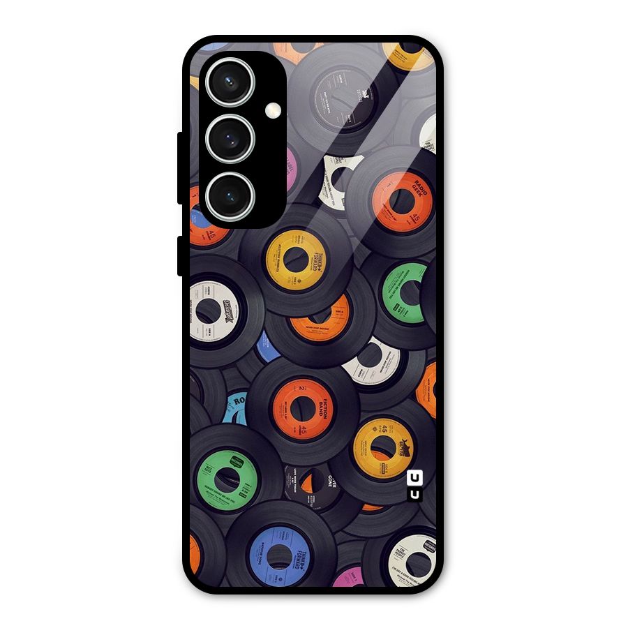 Colorful Disks Glass Back Case for Galaxy S23 FE