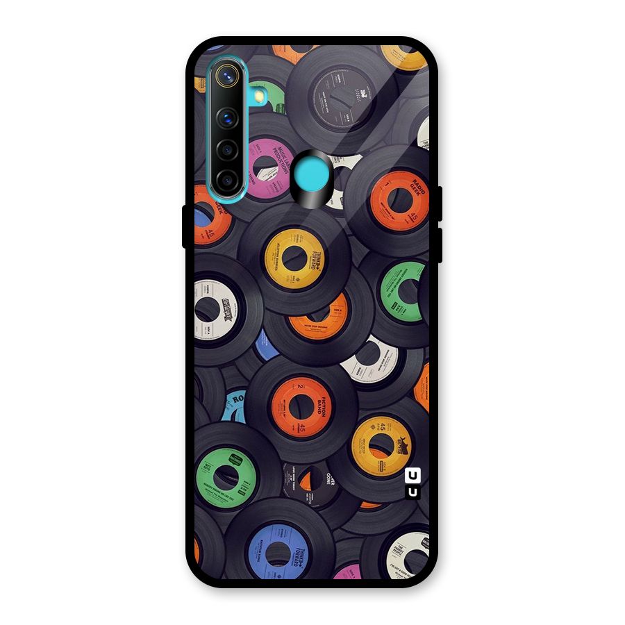 Colorful Disks Glass Back Case for Realme 5i