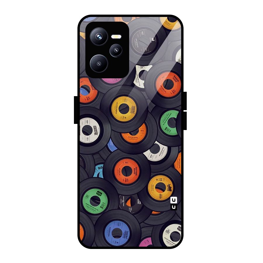 Colorful Disks Glass Back Case for Realme C35