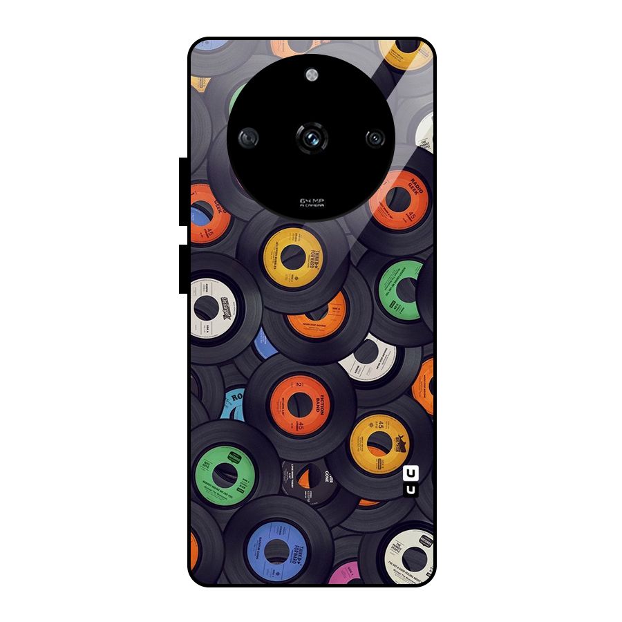 Colorful Disks Glass Back Case for Realme Narzo 60 5G