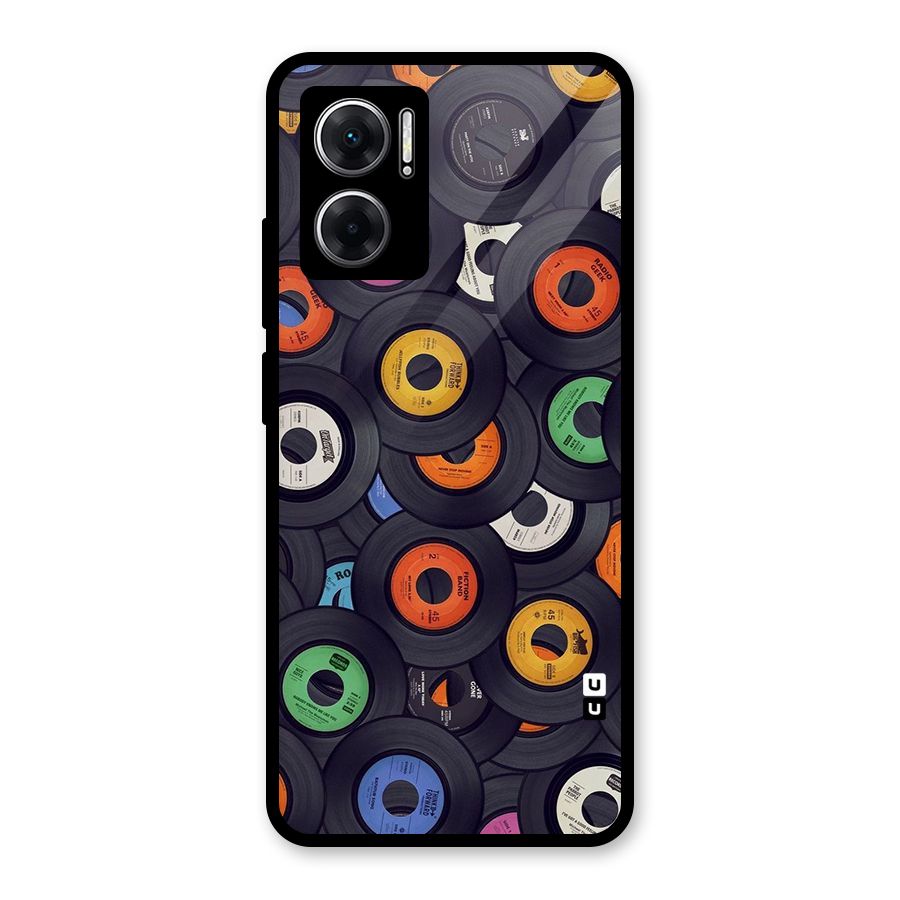 Colorful Disks Glass Back Case for Redmi 11 Prime 5G