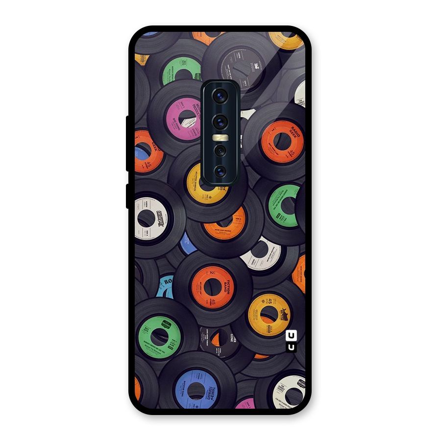 Colorful Disks Glass Back Case for Vivo V17 Pro