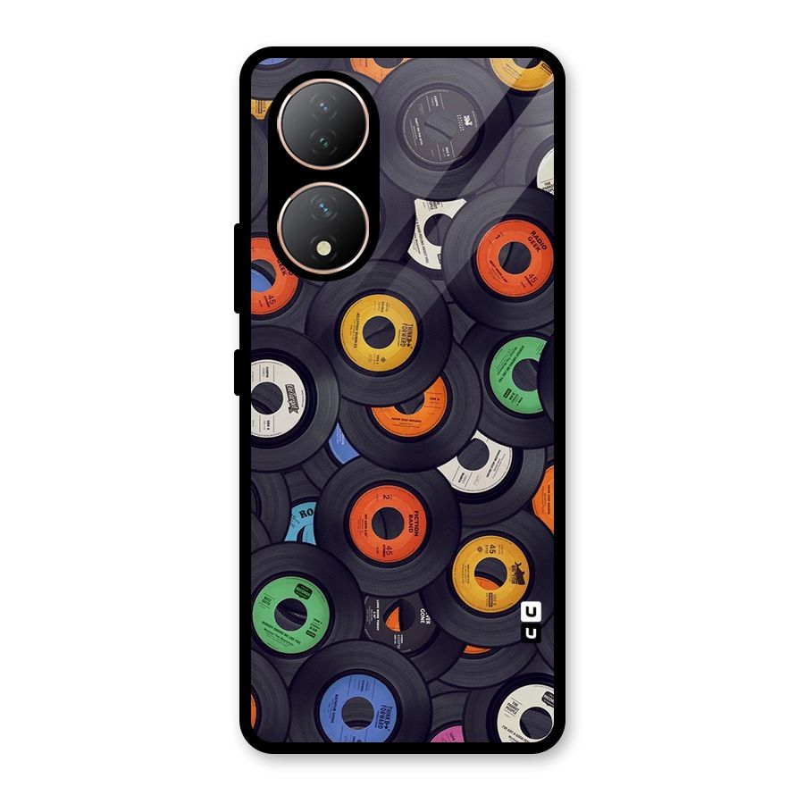 Colorful Disks Glass Back Case for Vivo Y100A