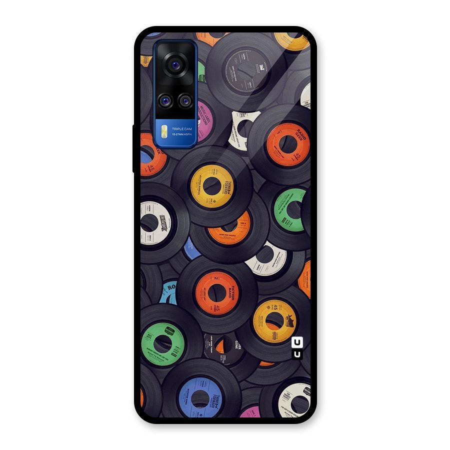 Colorful Disks Glass Back Case for Vivo Y31