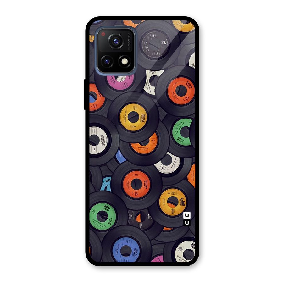 Colorful Disks Glass Back Case for Vivo Y72 5G