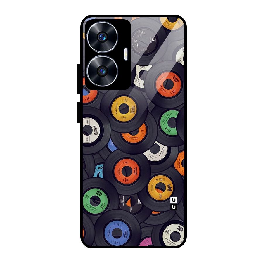 Colorful Disks Glass Back Case for realme C55