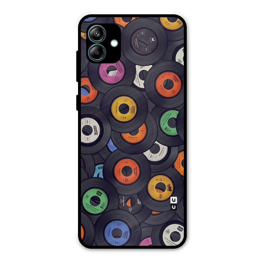 Colorful Disks Metal Back Case for Galaxy A04