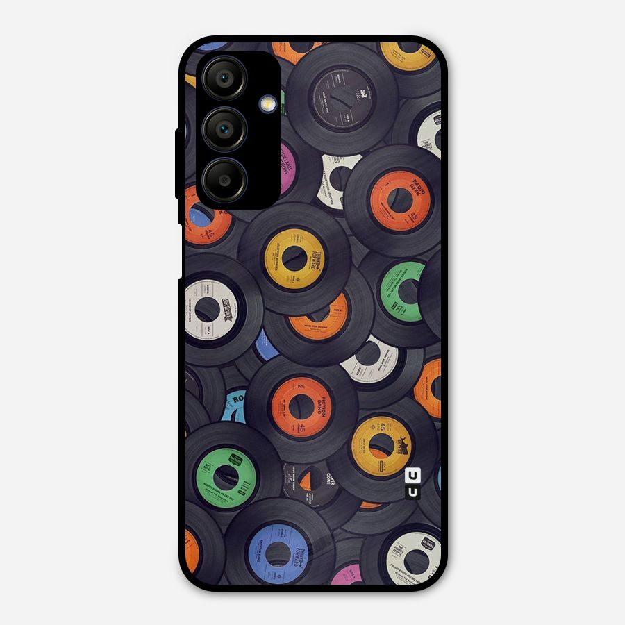 Colorful Disks Metal Back Case for Galaxy A15 5G