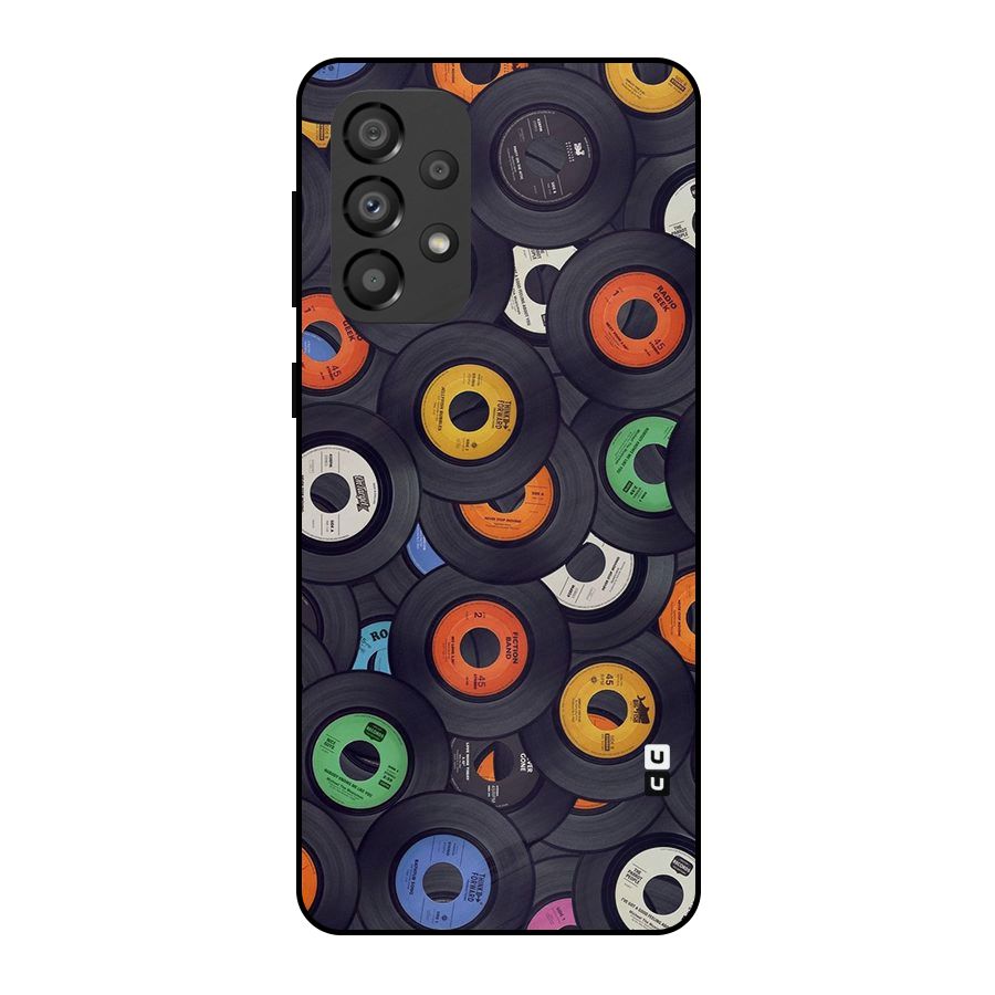 Colorful Disks Metal Back Case for Galaxy A33 5G