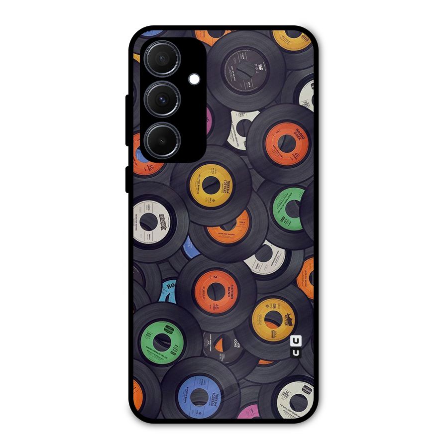 Colorful Disks Metal Back Case for Galaxy A35