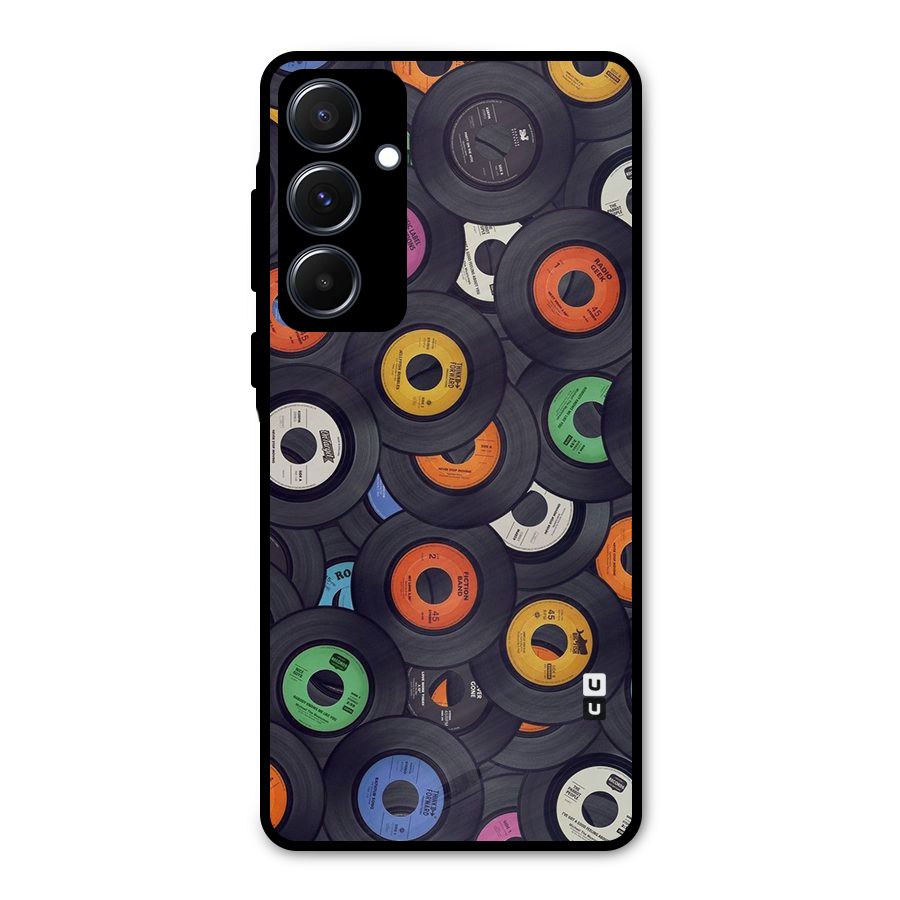 Colorful Disks Metal Back Case for Galaxy A55
