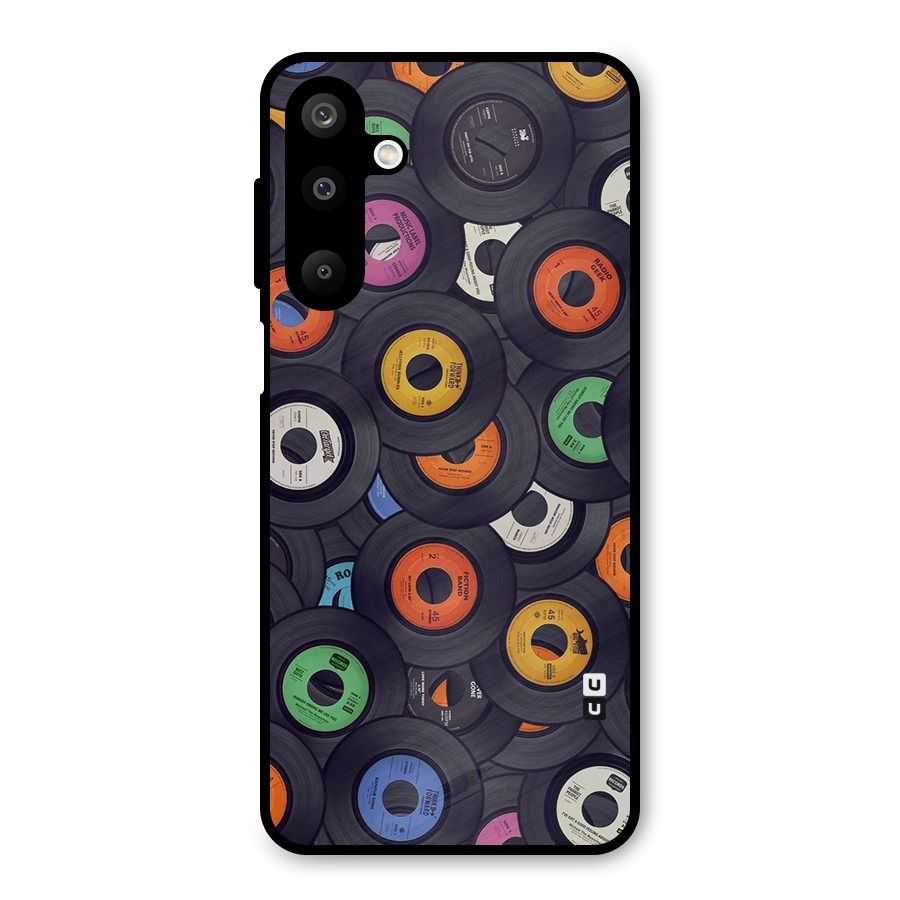Colorful Disks Metal Back Case for Galaxy M16