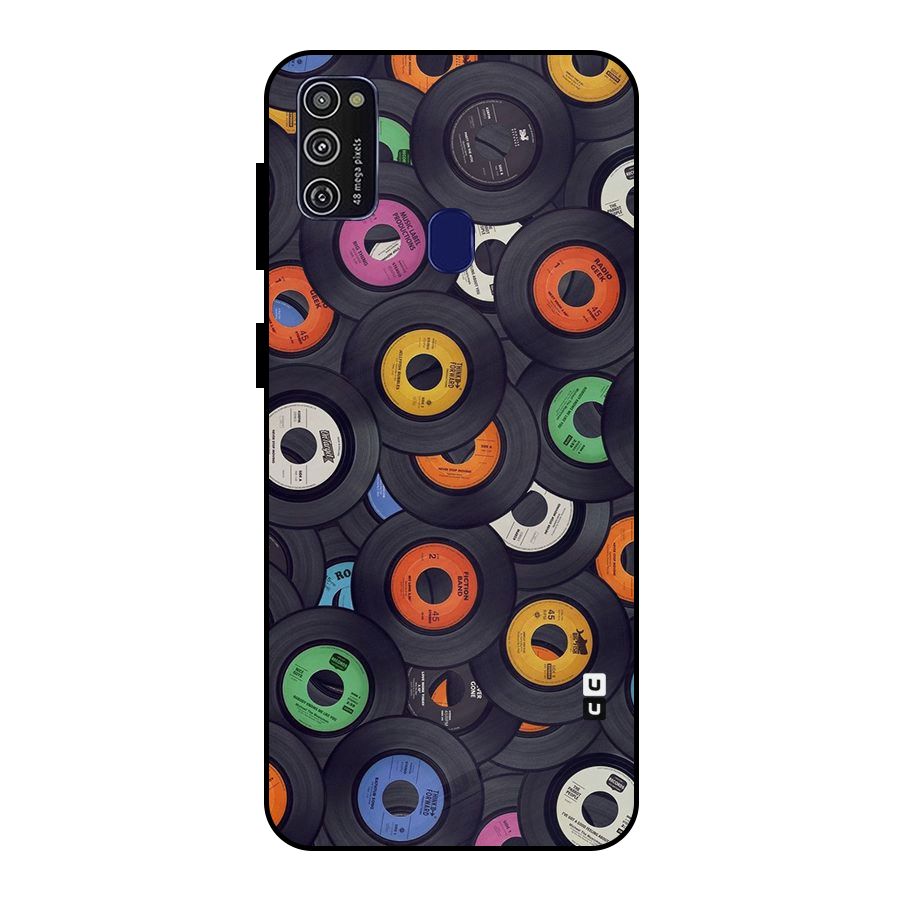 Colorful Disks Metal Back Case for Galaxy M21