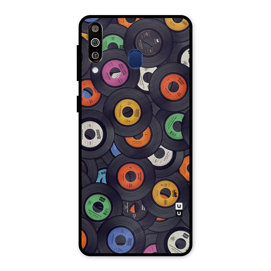 Colorful Disks Metal Back Case for Galaxy M30
