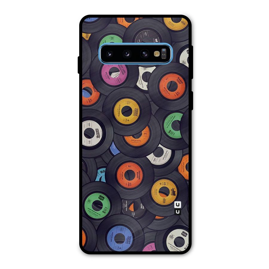 Colorful Disks Metal Back Case for Galaxy S10