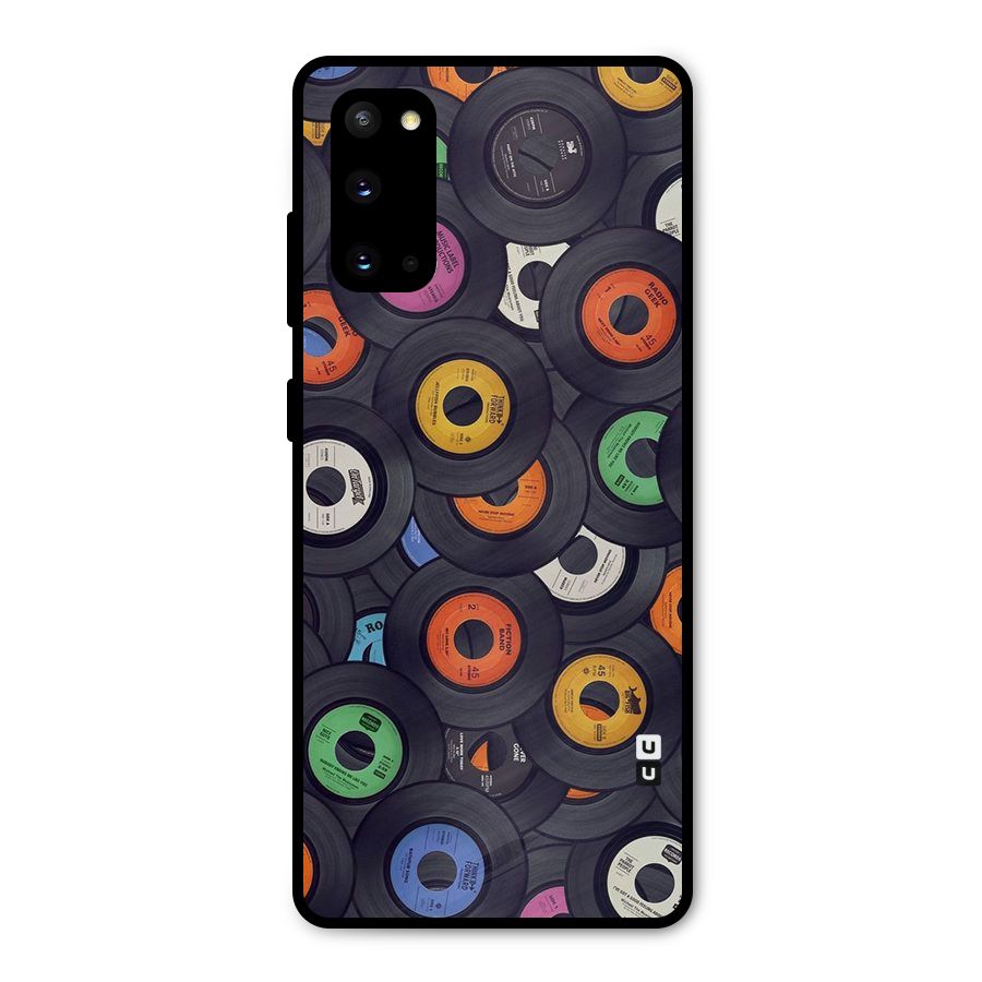 Colorful Disks Metal Back Case for Galaxy S20