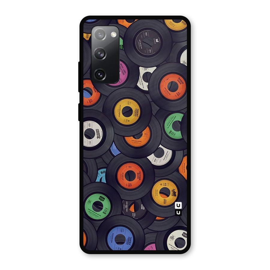 Colorful Disks Metal Back Case for Galaxy S20 FE 5G