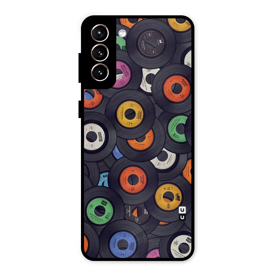 Colorful Disks Metal Back Case for Galaxy S21 Plus