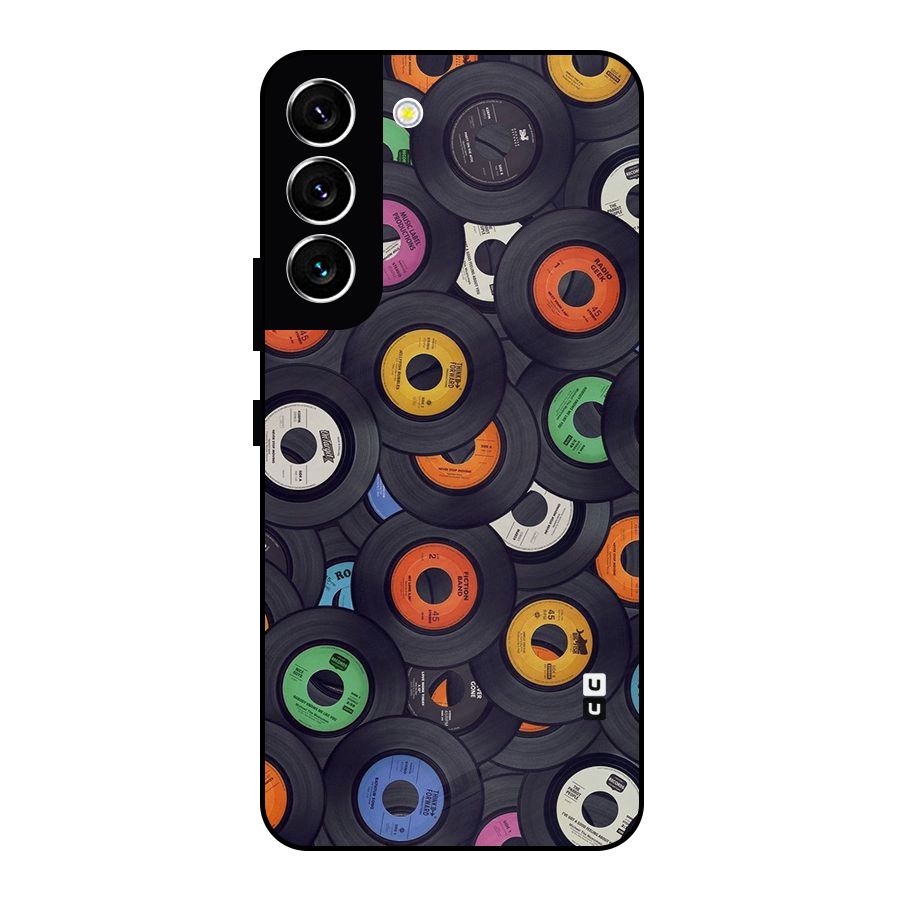 Colorful Disks Metal Back Case for Galaxy S22 5G