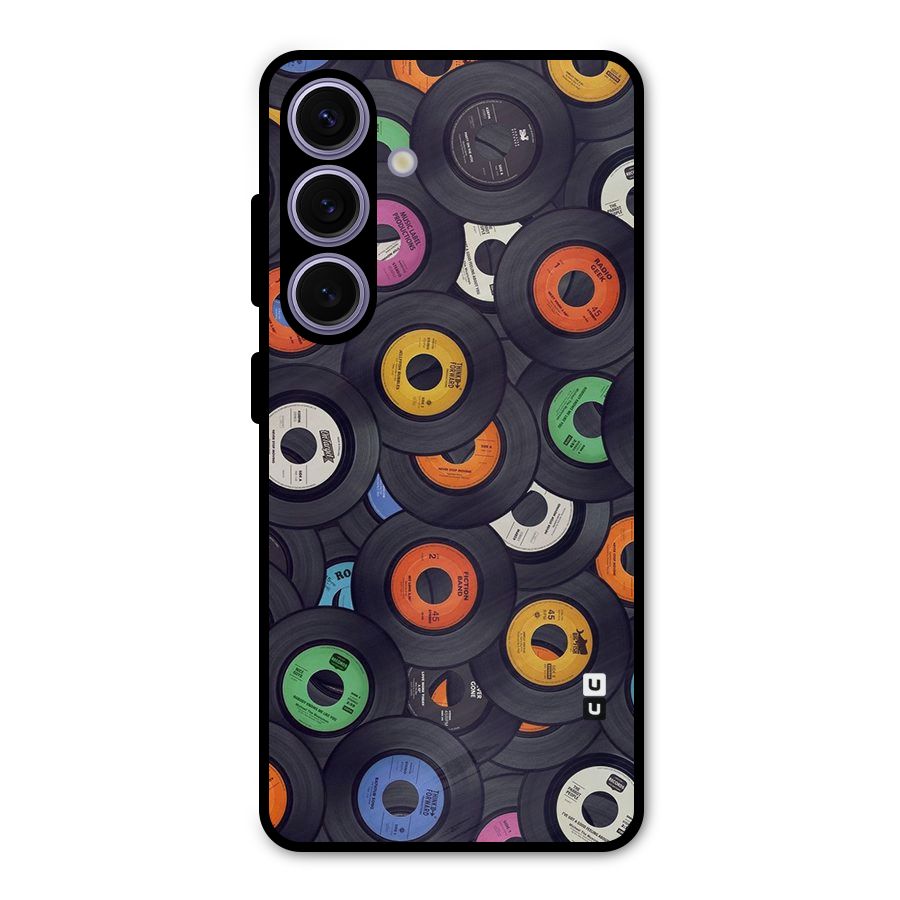 Colorful Disks Metal Back Case for Galaxy S24