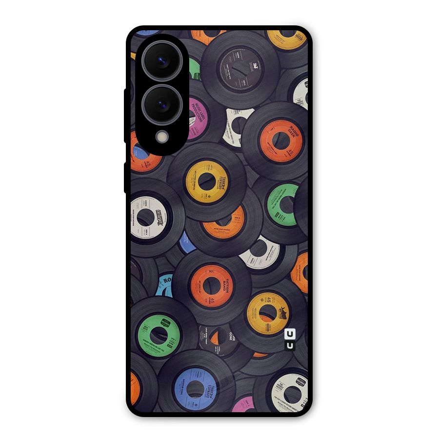 Colorful Disks Metal Back Case for Galaxy S25 Edge